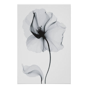 Pôster Flor Deslumbrante: Reflexo Radiante da Natureza
