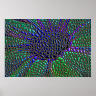 Poster Flor do mosaico