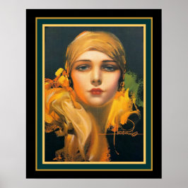 Poster "Flor do Oriente" Deco- Rolf Armstrong 16x20