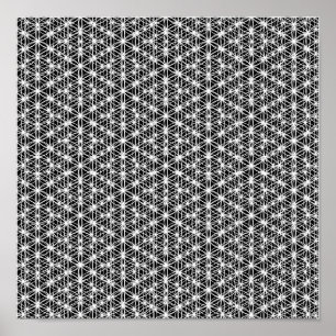 Pôster Flor do Weave intrincado #3 da vida