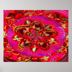 Poster Flor exótica - gráficos de Digitas das belas art