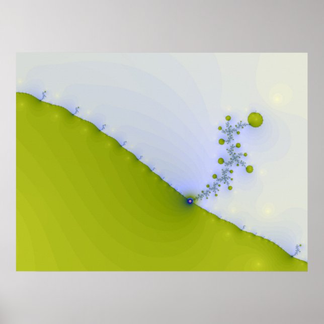 Poster Flor fractal (Frente)