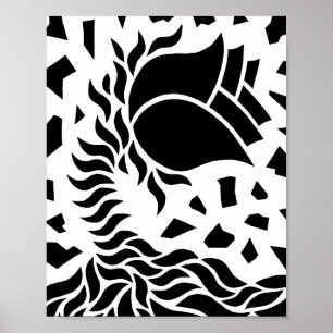 Poster Flor Geométrico
