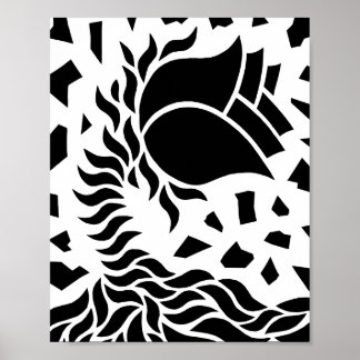 Poster Flor Geométrico