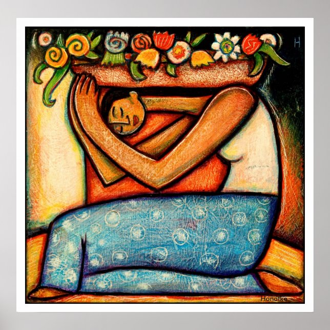 Pôster Flor Girl (Frente)