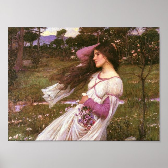 Pôster Flor Girl (Frente)