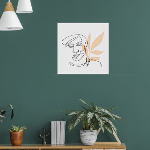 Poster Flor Interna – Retrato de Arte Botânico