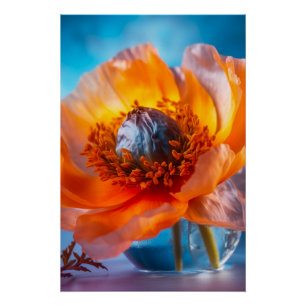 Pôster Flor Laranja