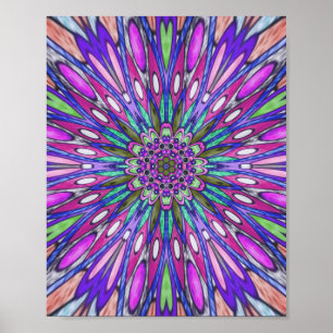 Poster Flor Mandala