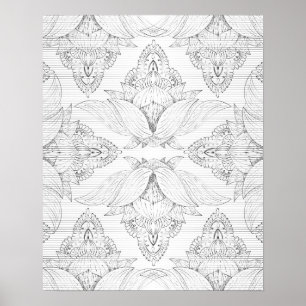 Poster Flor Mandala 3