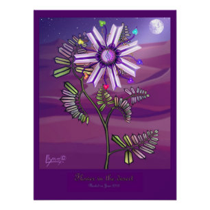 Pôster Flor no deserto