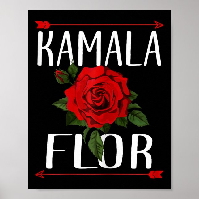 Poster Flor Rosa 2024 Estou com ela (Frente)
