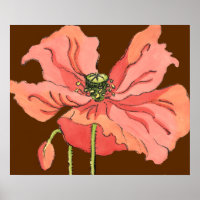 Flor rosa grande com fundo vermelho profundo