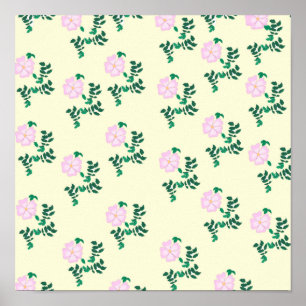 Poster Flor Rosa selvagem