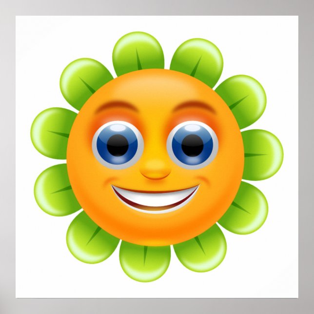 PÔSTER FLOR ROSTO (Frente)