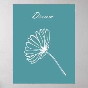 Poster Flor Simples
