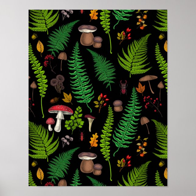 Poster Flora e fauna florestais (Frente)