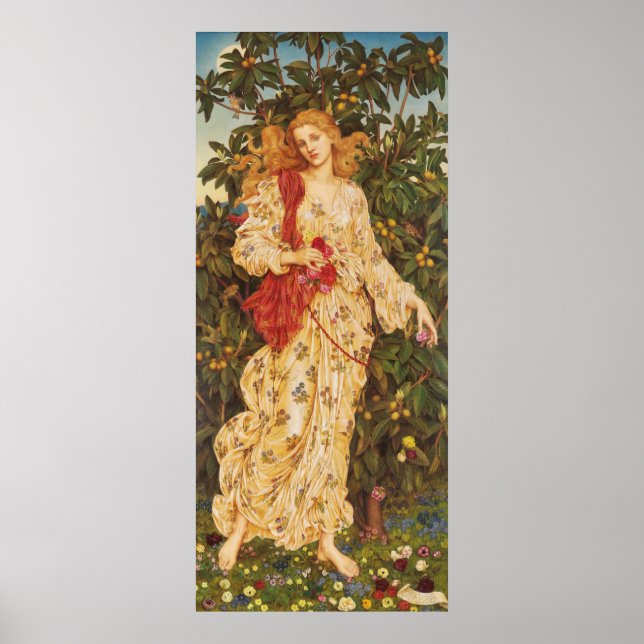 Poster Flora | Evelyn De Morgan (Frente)