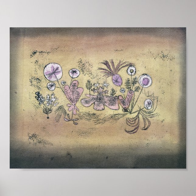 Pôster Flora medicinal: Paul Klee 1924 (Frente)