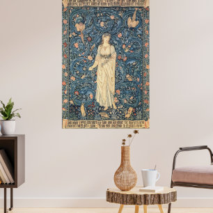 Poster Flora Tapeçaria por William Morris