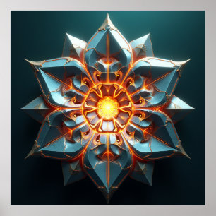 Poster Floração Crono-Fractal: Tecido Etéreo