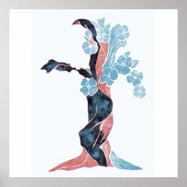 Poster Floração da Árvore (Frente)