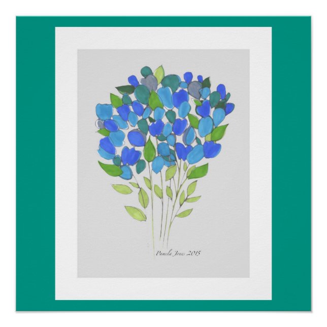 Pôster Floral #02 20" x Poster perfeito de 20" (Frente)