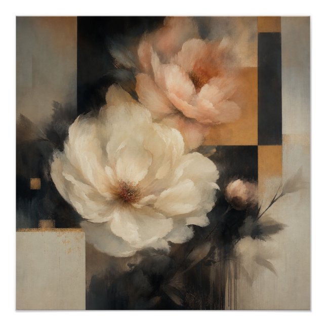 Pôster "Floral Abstrato" (Frente)