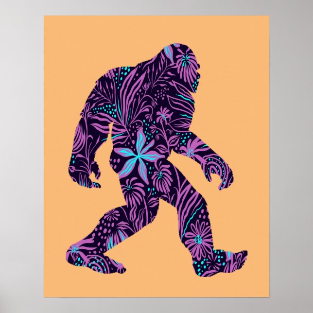 POSTER FLORAL BIGFOOT (Frente)