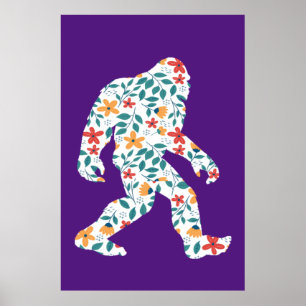 POSTER FLORAL BIGFOOT