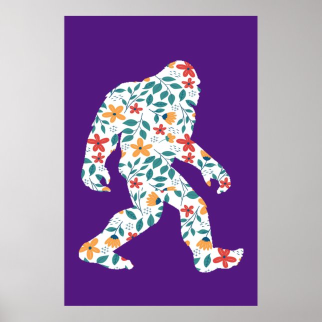 POSTER FLORAL BIGFOOT (Frente)