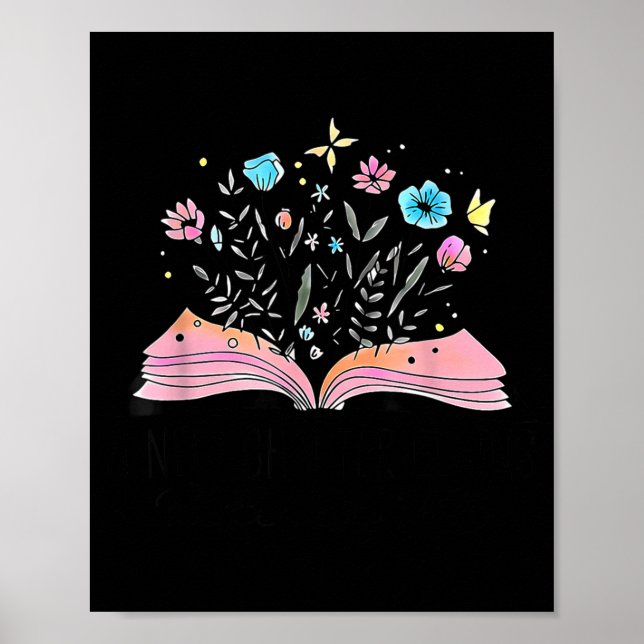 Poster Floral Book A New Chapter Begins Retired 2026 Reti (Frente)