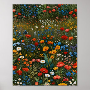Poster Floral charmoso Wall Art Elegante