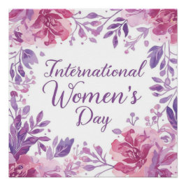 Pôster Floral International Women's Day 2026