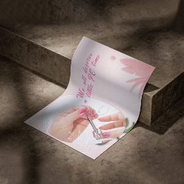 Poster Floral Nail Spa Design