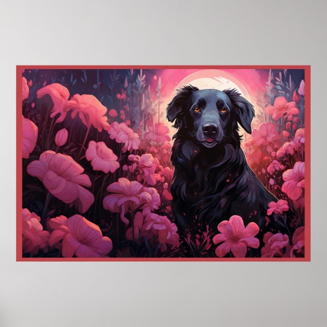 Poster Floral Pups (Frente)