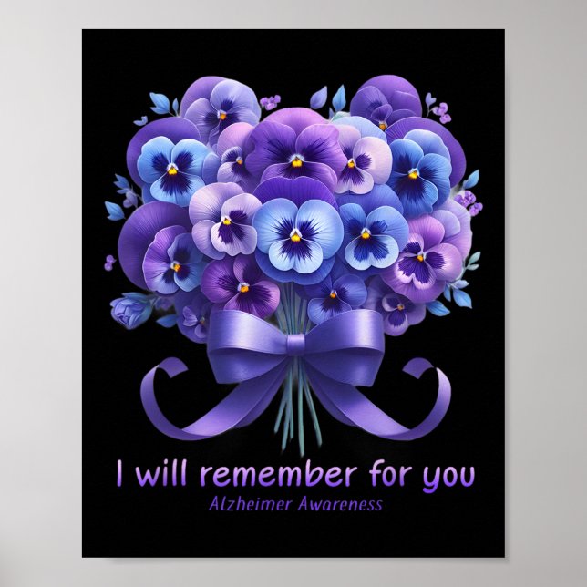 Poster Floral Puro Que Lembrarei Para Você Heimerheimer (Frente)
