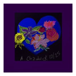 Pôster Floral Session Glossy Poster