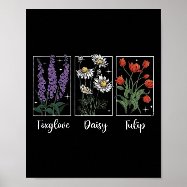 Poster Floral Sutil 8647 Flores de Trump Dedaleira Margar (Frente)