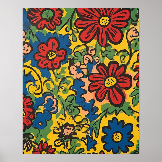 Poster Floral Symphony (Frente)