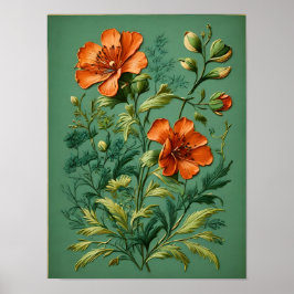 Poster Floral Symphony Harmony