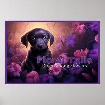 Poster Floral Tails