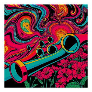 Pôster Floral Tubular 1