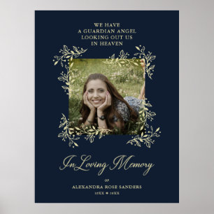 Poster Florença Funerária Memorial Chic Letra Manual da M