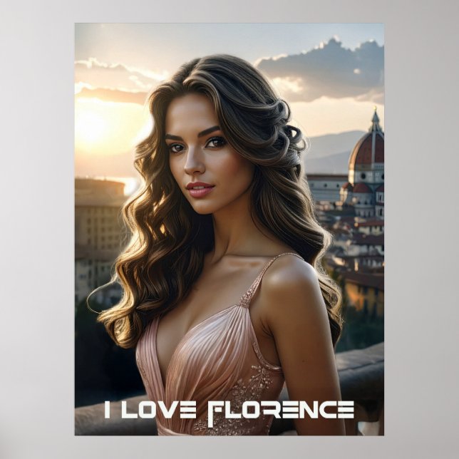 POSTER FLORENÇA - ITÁLIA (Frente)