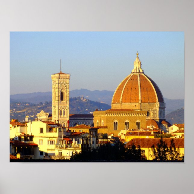 Pôster Florença, Itália - Il Duomo (Frente)