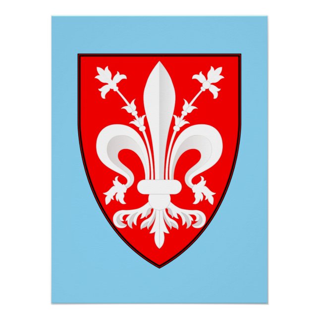 Pôster Florence Casaco de Armas (Frente)