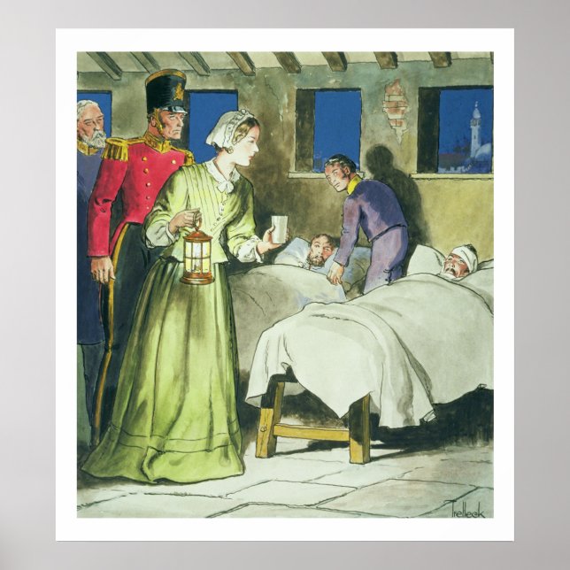 Poster Florence Nightingale (1820-1910) de "Peeps in (Frente)