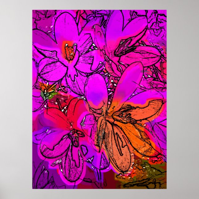 PÔSTER FLORES (Frente)