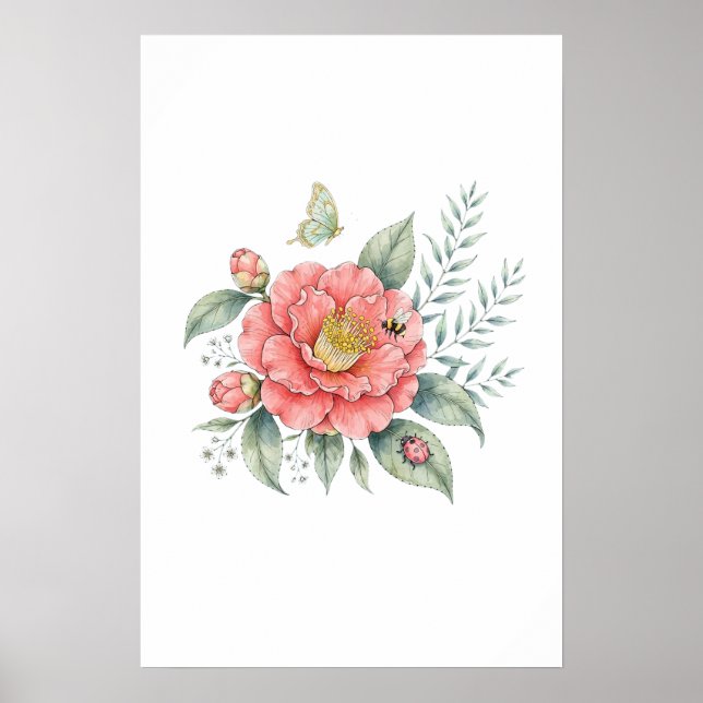 Poster flores (Frente)